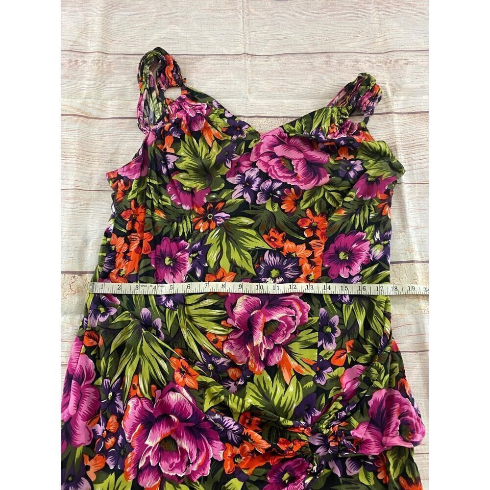 Vintage Joni Blair Women's Mini Floral Sun Dress - 13 - Picture 6 of 10